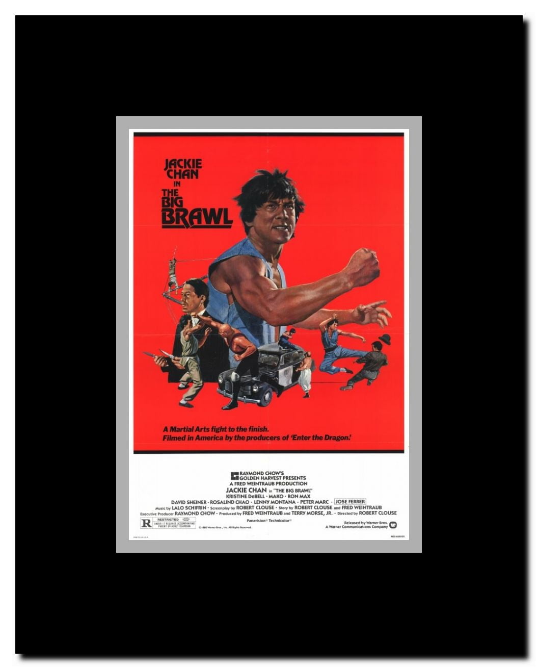 The Big Brawl Framed Movie Poster