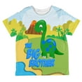 thumbnail image 1 of The Big Brother Dinosaur All Over Toddler T Shirt Multi 6T, 1 of 2