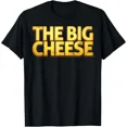 thumbnail image 1 of The Big Cheese Funny Birthday Gift for Vegan Fiend T-Shirt, 1 of 6