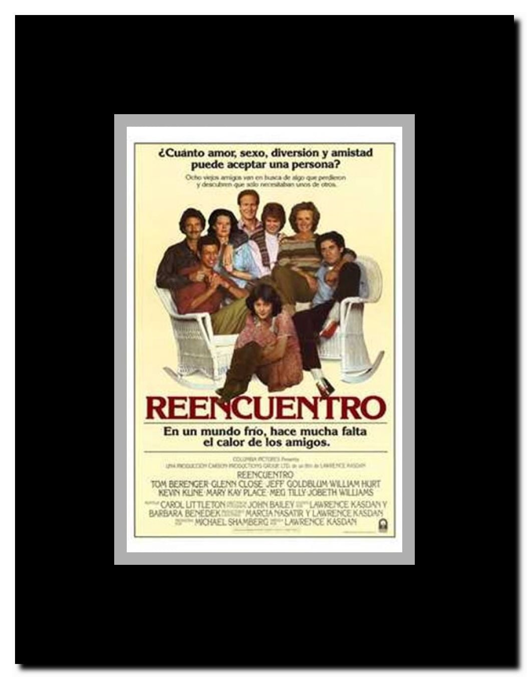 The Big Chill Framed Movie Poster