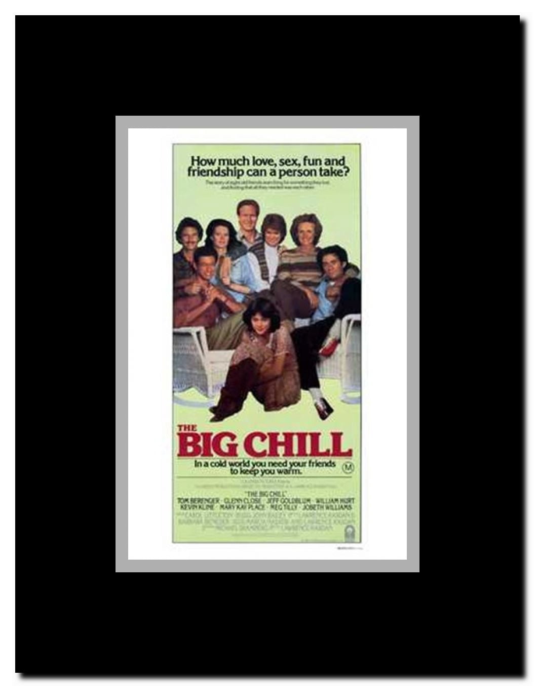 The Big Chill Framed Movie Poster