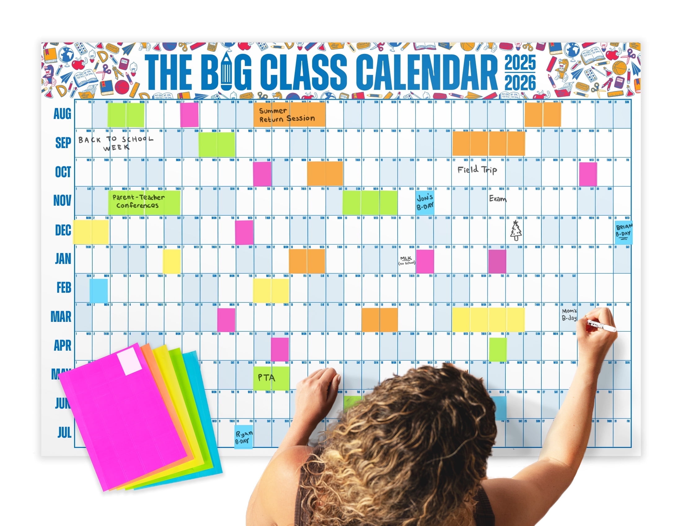 STOBOK 4pcs 2024 desk calendar tabletop decor desktop calendar desktop decor block calendar for desk extra large desk calendar desk calendars office U Pretty Calendar