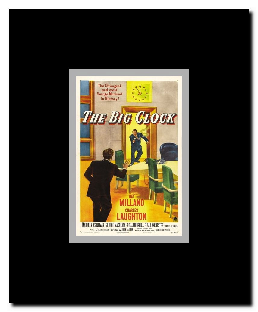 The Big Clock Framed Movie Poster
