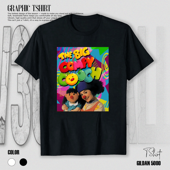 The Big Comfy Couch Loonette Molly Retro 90s Nostalgic TV Fan Art Unisex T-Shirt V80597, up to size 5XL