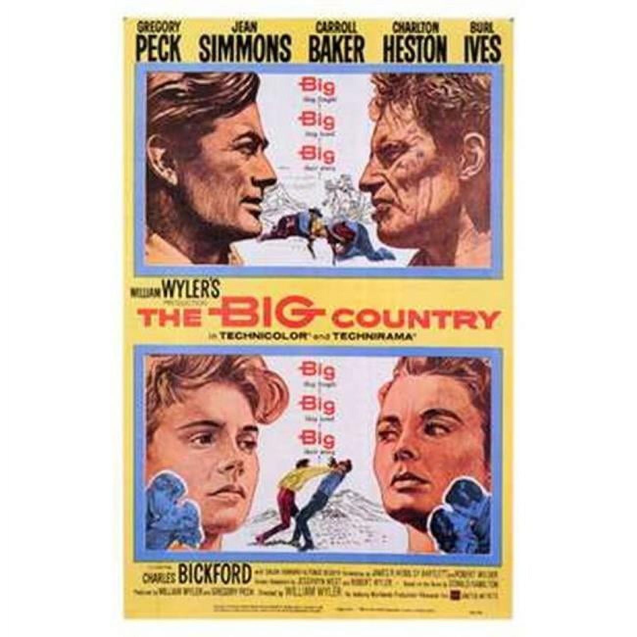 The Big Country Movie Poster (11 x 17) - Walmart.com