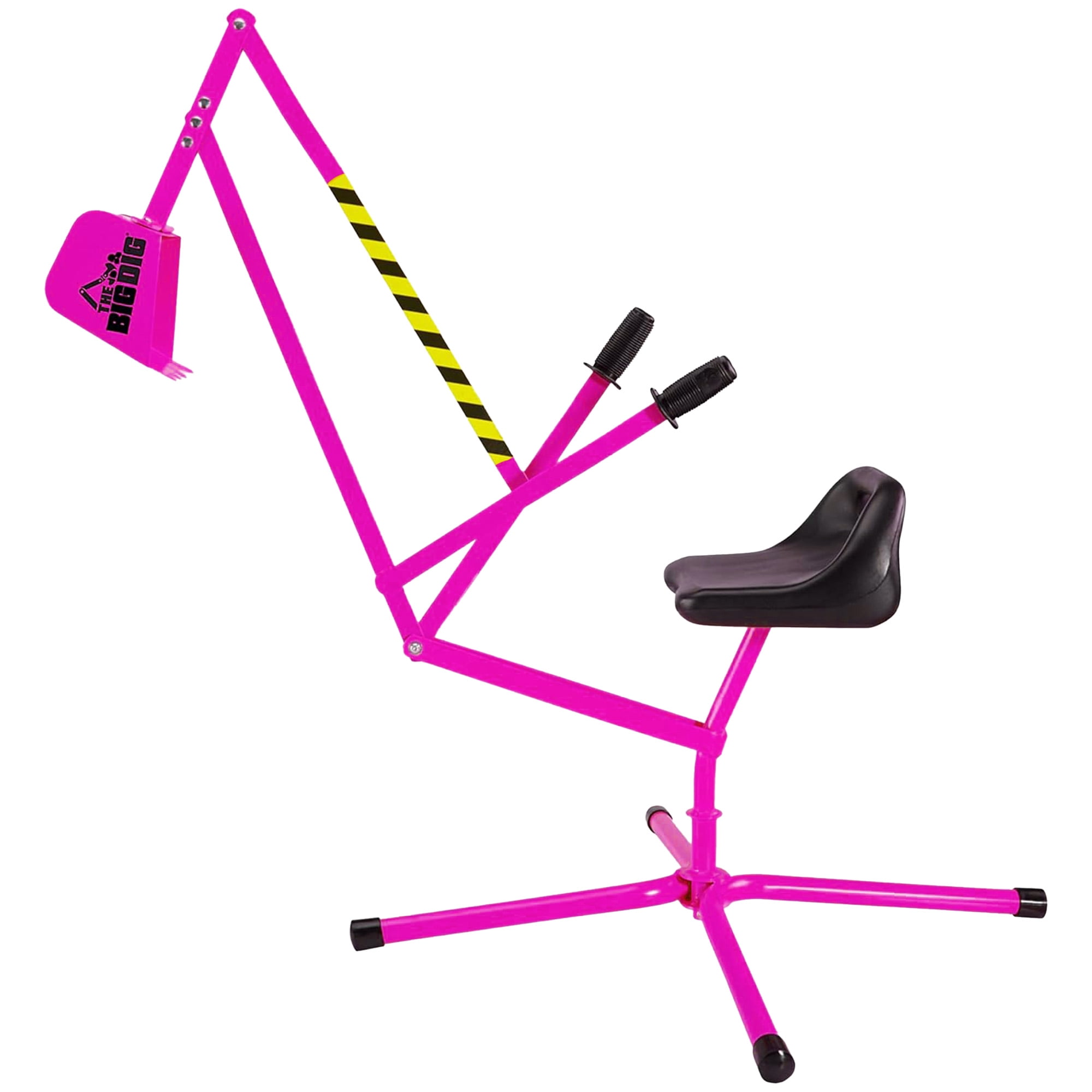 The Big Dig, Ride-On Excavator, Pink, Sand Digging Construction Toy ...