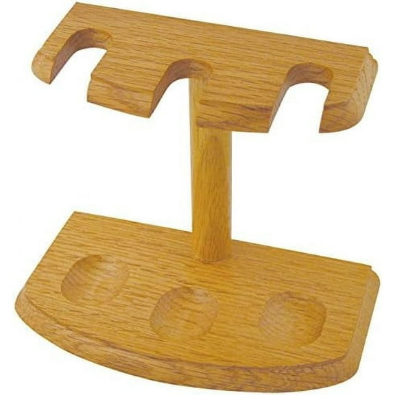 The Big Easy Pipe Accessories 3 Pipe Rack Oak-P801, Oak