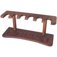 thumbnail image 1 of The Big Easy Pipe Accessories 6-Pipe Rack Walnut-P806, Walnut, 1 of 1