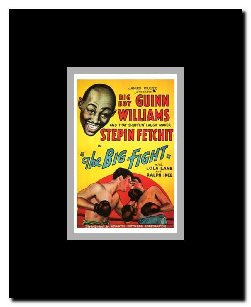 The Big Fight Framed Movie Poster
