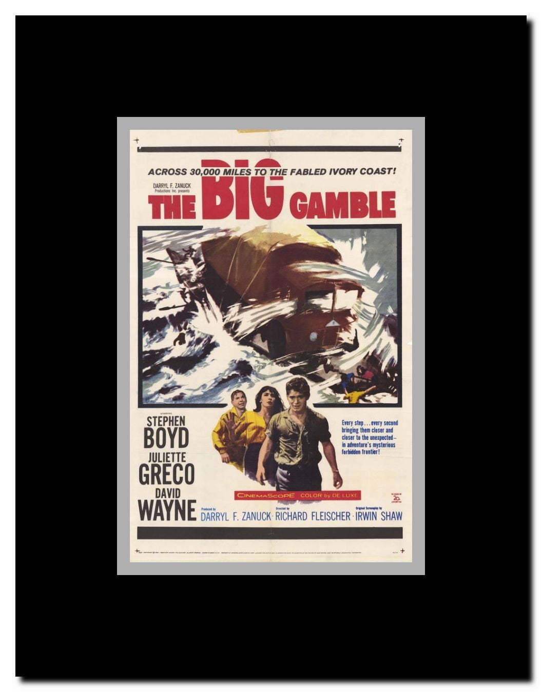 The Big Gamble Framed Movie Poster
