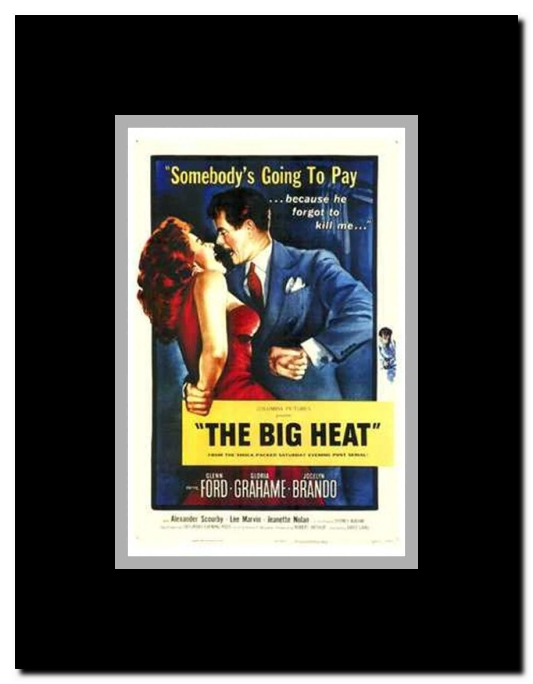 The Big Heat Framed Movie Poster