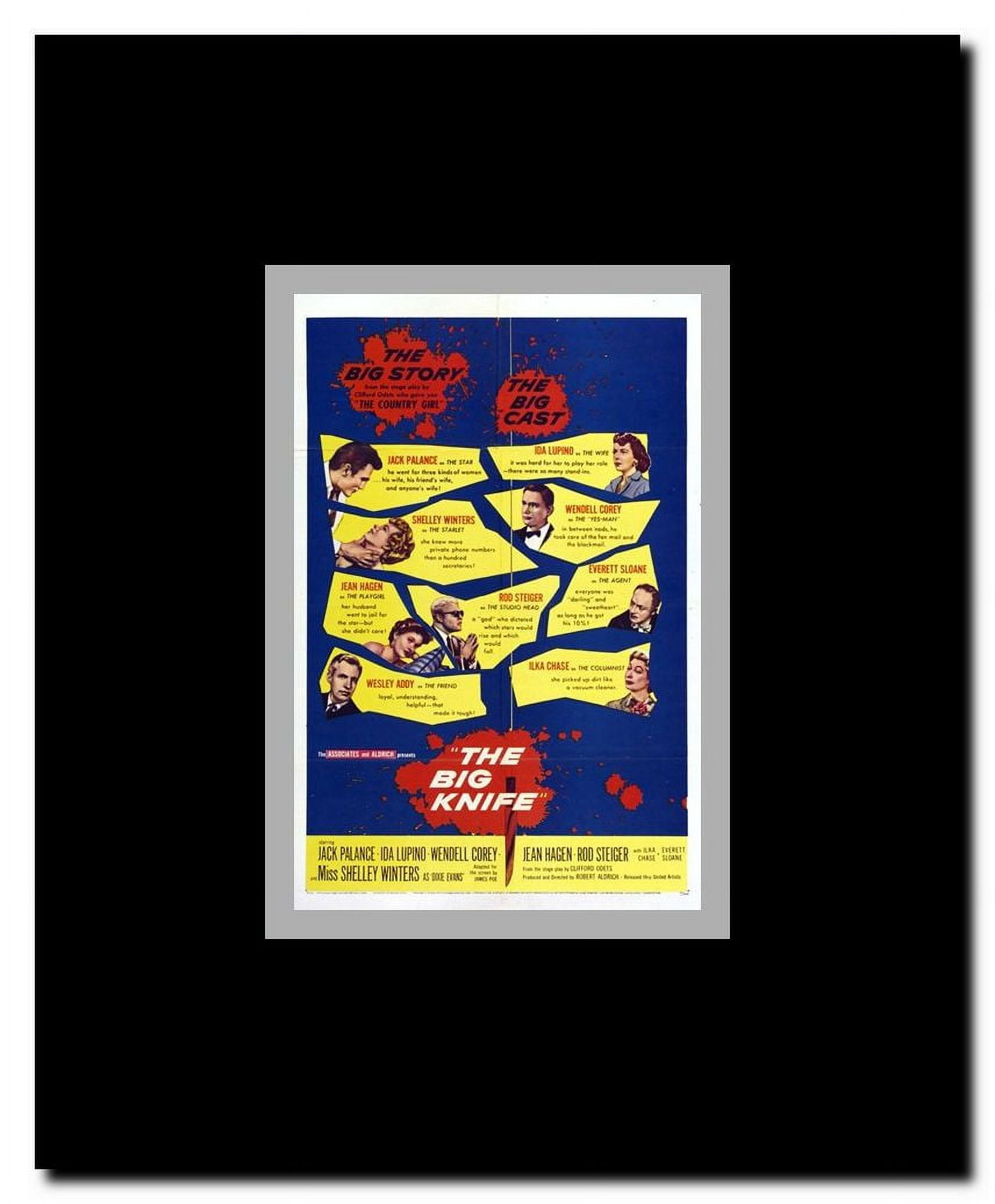 The Big Knife Framed Movie Poster