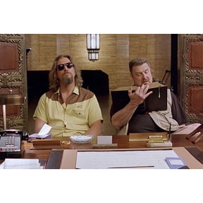 The Big Lebowski 24x36 Poster Jeff Bridges John Goodman behind desk
