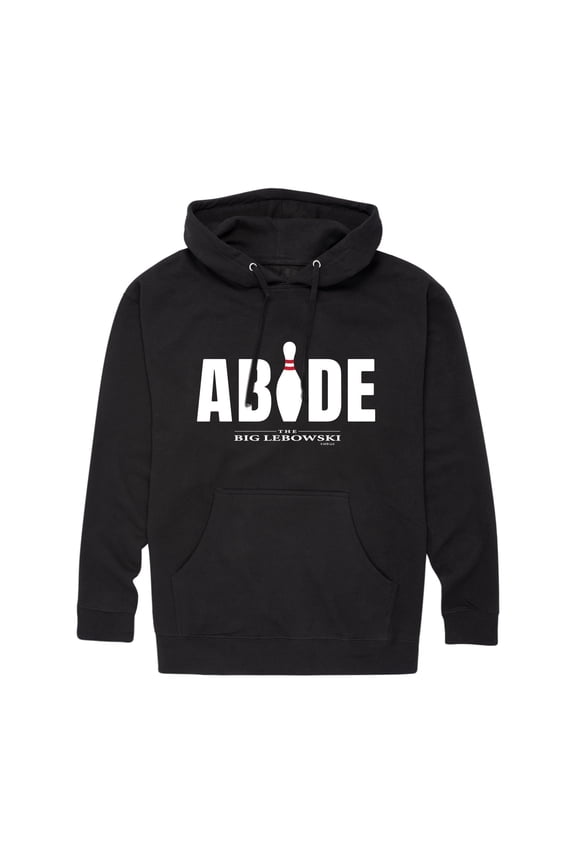 - Abide Bowling Pin - Men's Pullover Hooded Fleece Sweatshirt