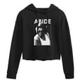 thumbnail image 1 of The Big Lebowski - Abide - Juniors Cropped Pullover Hoodie, 1 of 5