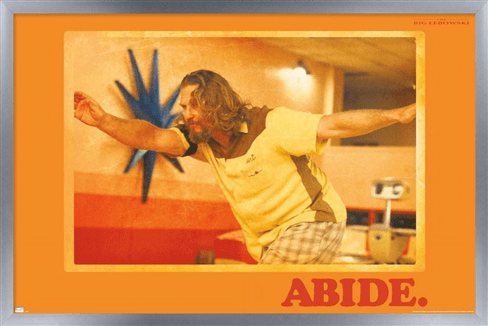 The Big Lebowski - Abide Wall Poster, 14.725" x 22.375", Framed
