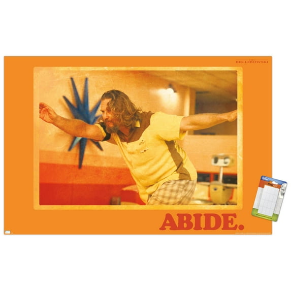 The Big Lebowski - Abide Wall Poster, 14.725" x 22.375"