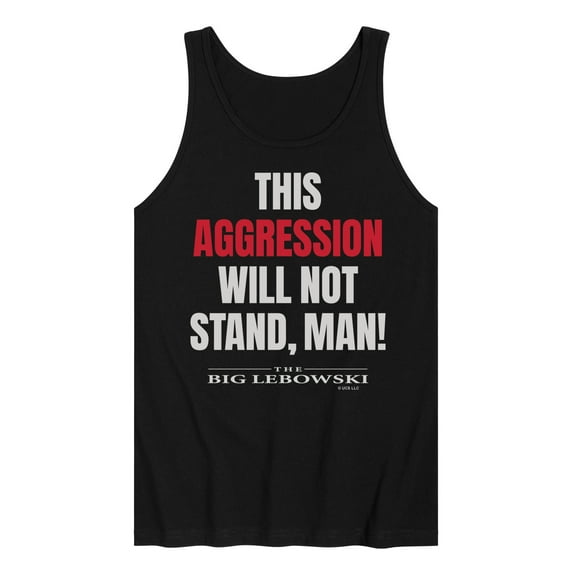 The Big Lebowski - Aggression Will Not Stand - Men's Jersey Tank Top