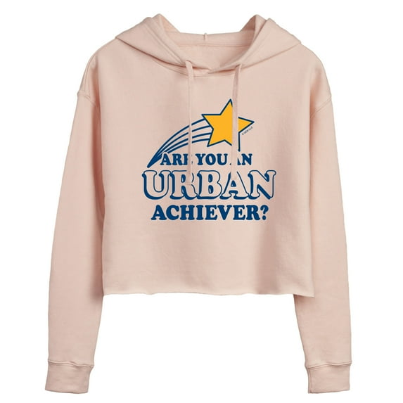 The Big Lebowski - Are You An Urban Achiever - Juniors Cropped Pullover Hoodie