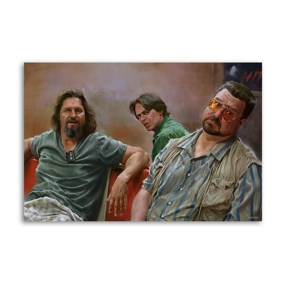 The Big Lebowski Artworks Picture Print Poster Wall Art Painting Canvas Gift Decor Home Posters Decorative 12x18inch(30x45cm)