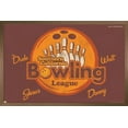 thumbnail image 1 of The Big Lebowski - Bowling League Wall Poster, 14.725" x 22.375", Framed, 1 of 3