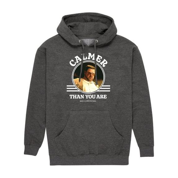 The Big Lebowski - Calmer Than You - Men's Pullover Hooded Fleece Sweatshirt