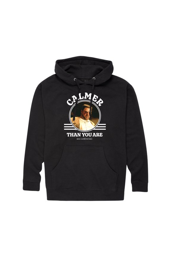 - Calmer Than You - Men's Pullover Hooded Fleece Sweatshirt