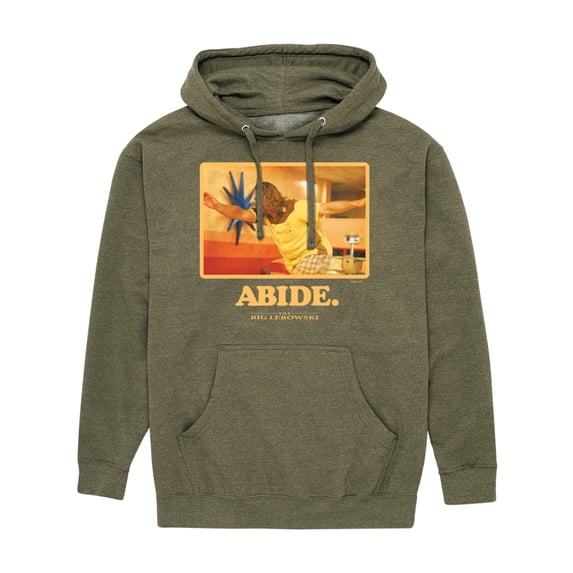 The Big Lebowski - Don't Just Bowl, Abide - Men's Pullover Hooded Fleece Sweatshirt