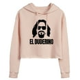 thumbnail image 1 of The Big Lebowski - El Duderino - Juniors Cropped Pullover Hoodie, 1 of 5