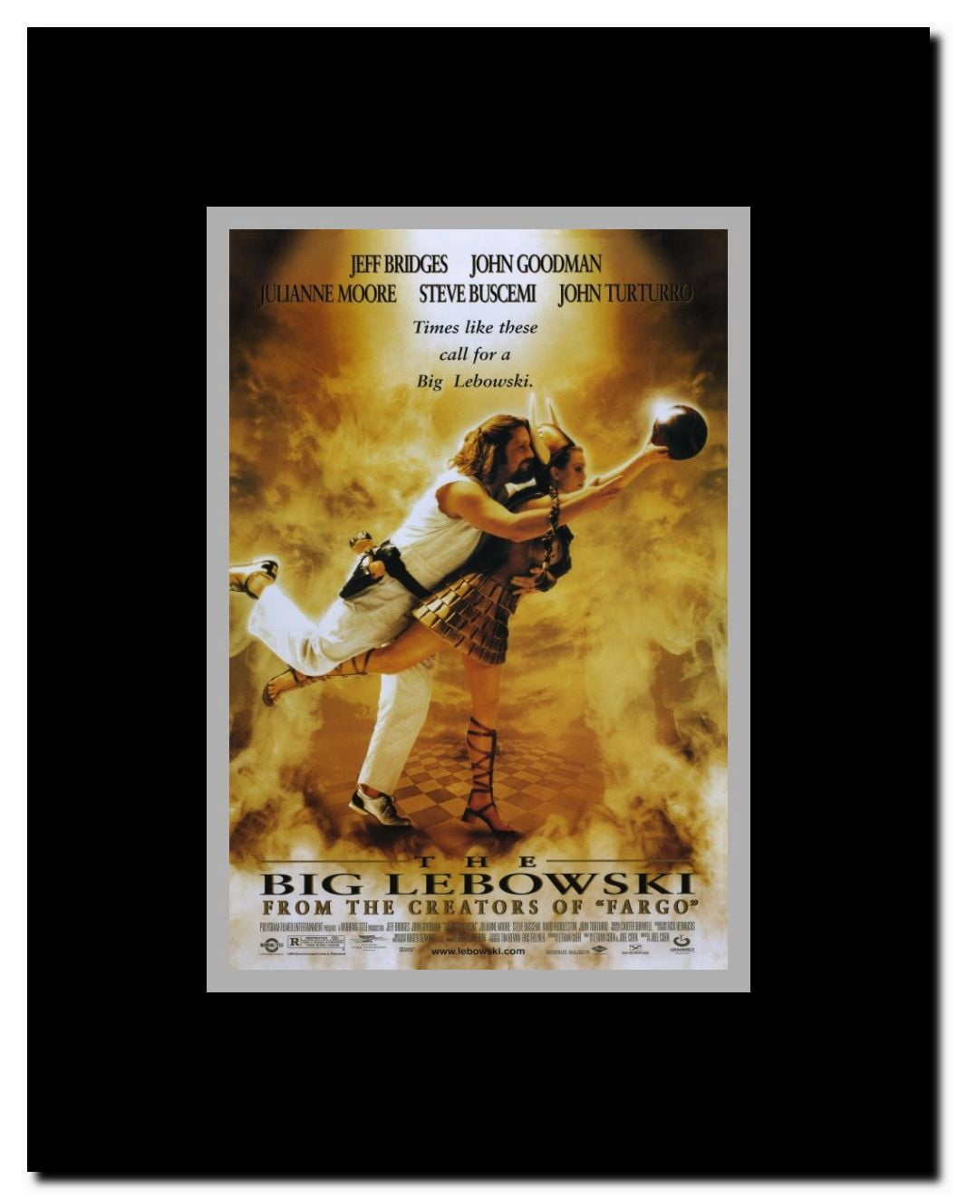 The Big Lebowski Framed Movie Poster