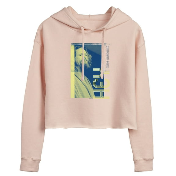 The Big Lebowski - Hey, Nice Marmot - Juniors Cropped Pullover Hoodie