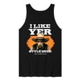 thumbnail image 1 of The Big Lebowski - I Like Yer Style Dude - Men's Jersey Tank Top, 1 of 5
