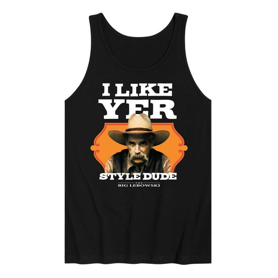 The Big Lebowski - I Like Yer Style Dude - Men's Jersey Tank Top