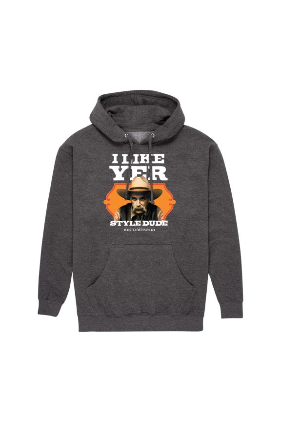- I Like Yer Style Dude - Men's Pullover Hooded Fleece Sweatshirt