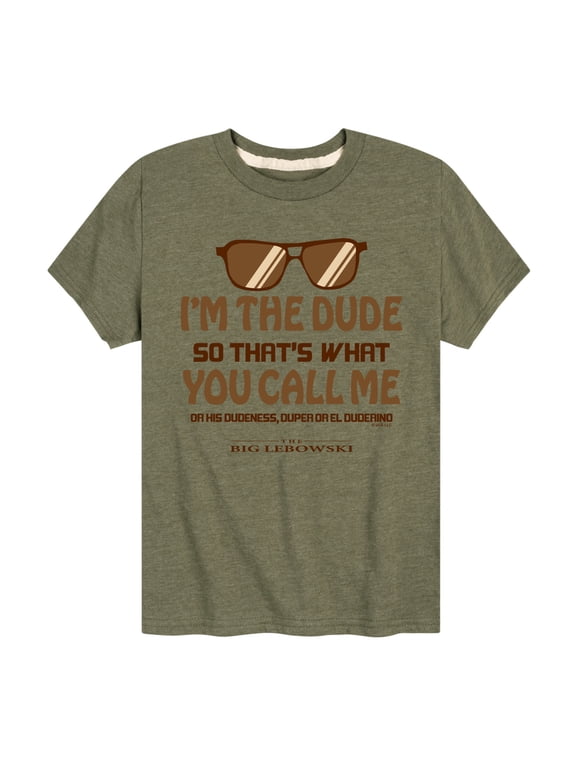 - I'm The Dude El Duderino Boys' Short Sleeve Graphic T-Shirt
