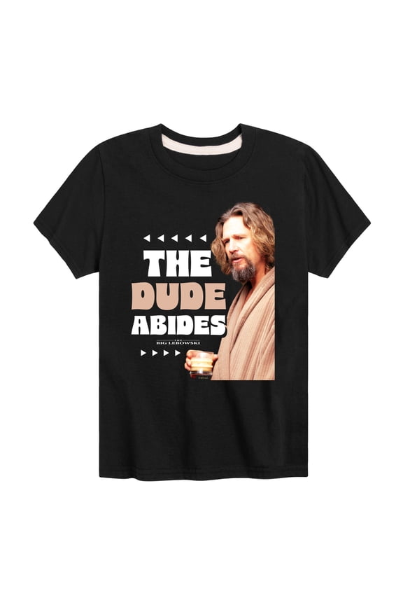 - In A Robe, Dude Abides - Toddler & Youth Short Sleeve T-Shirt