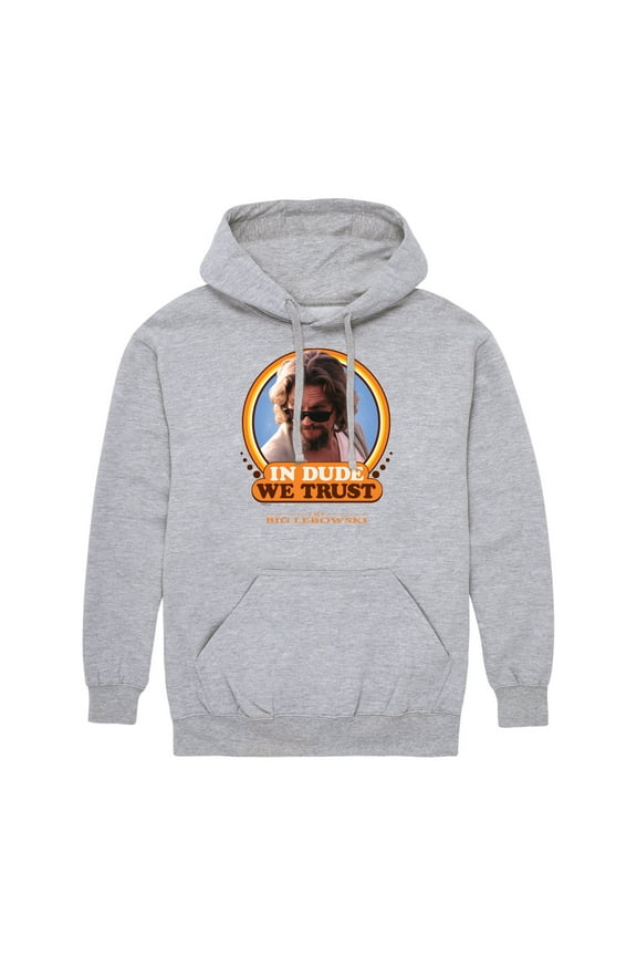 - In Dude We Trust - Men's Pullover Hooded Fleece Sweatshirt