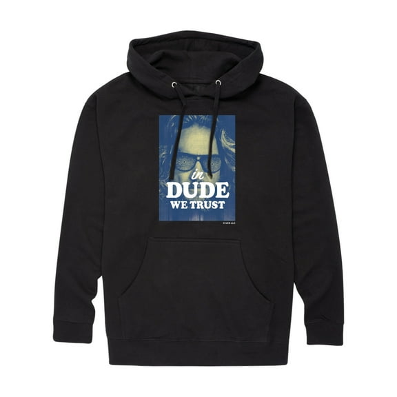 The Big Lebowski - In Dude We Trust - Men's Pullover Hooded Fleece Sweatshirt
