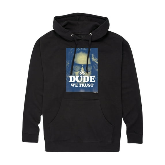 The Big Lebowski - In Dude We Trust - Men's Pullover Hooded Fleece Sweatshirt