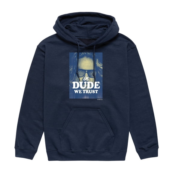 The Big Lebowski - In Dude We Trust - Men's Pullover Hooded Fleece Sweatshirt