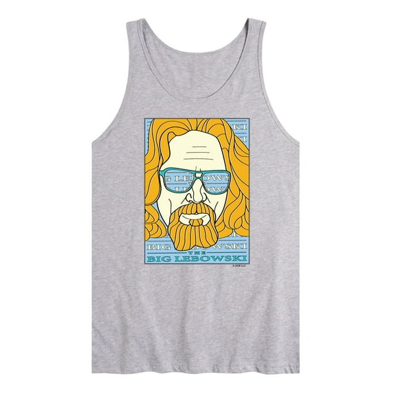 The Big Lebowski - Lebowski Rock & Roll Pop Art - Men's Jersey Tank Top