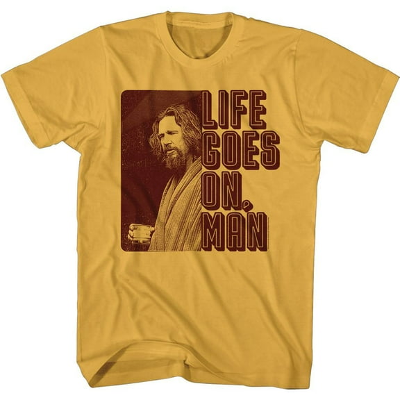 The Big Lebowski Life Goes On Man Ginger T-Shirt