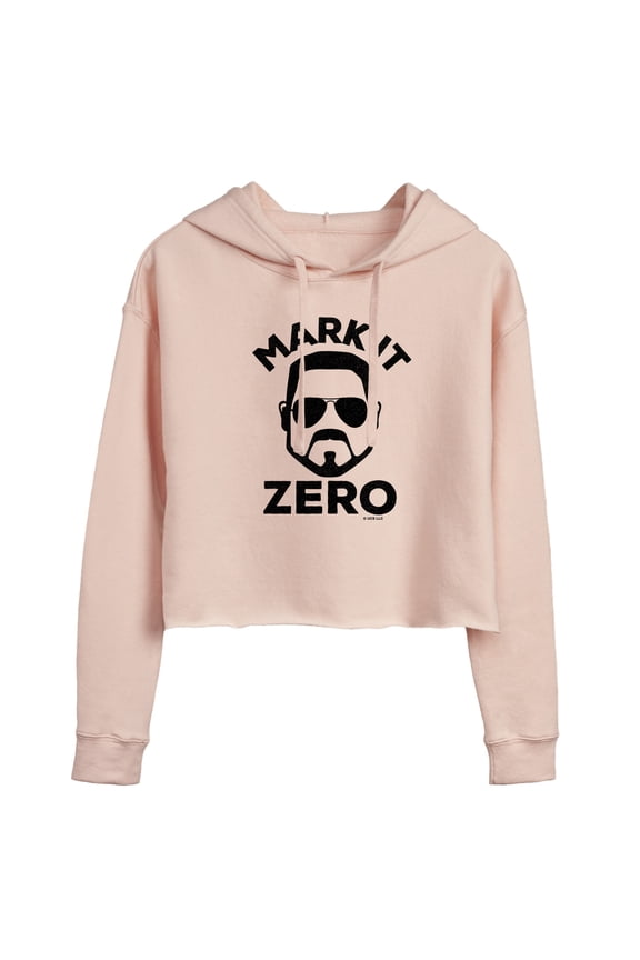 - Mark It Zero - Juniors Cropped Pullover Hoodie