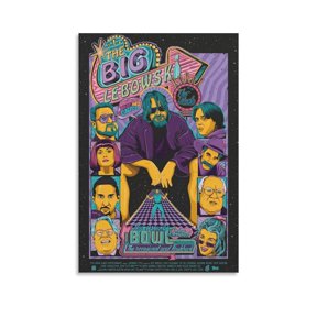 The Big Lebowski Movie Poster (53) Canvas Wall Art Prints Poster Gifts Photo Picture Painting Posters Room Decor Home Decorative 12x18inch(30x45cm)