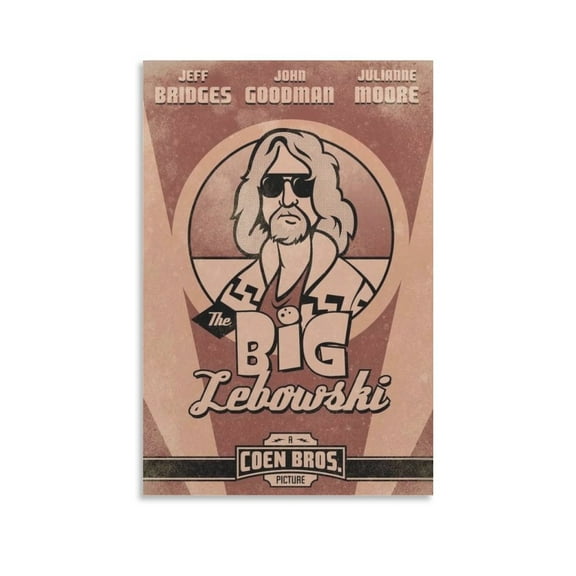 The Big Lebowski Movie Poster (62) Gifts Canvas Painting Poster Wall Art Decorative Picture Prints Modern Decor 24x36inch(60x90cm)