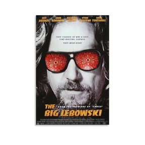 The Big Lebowski Movie Poster Canvas Art Poster and Wall Art Picture Print Modern Family bedroom Decor Posters 08x12inch(20x30cm)