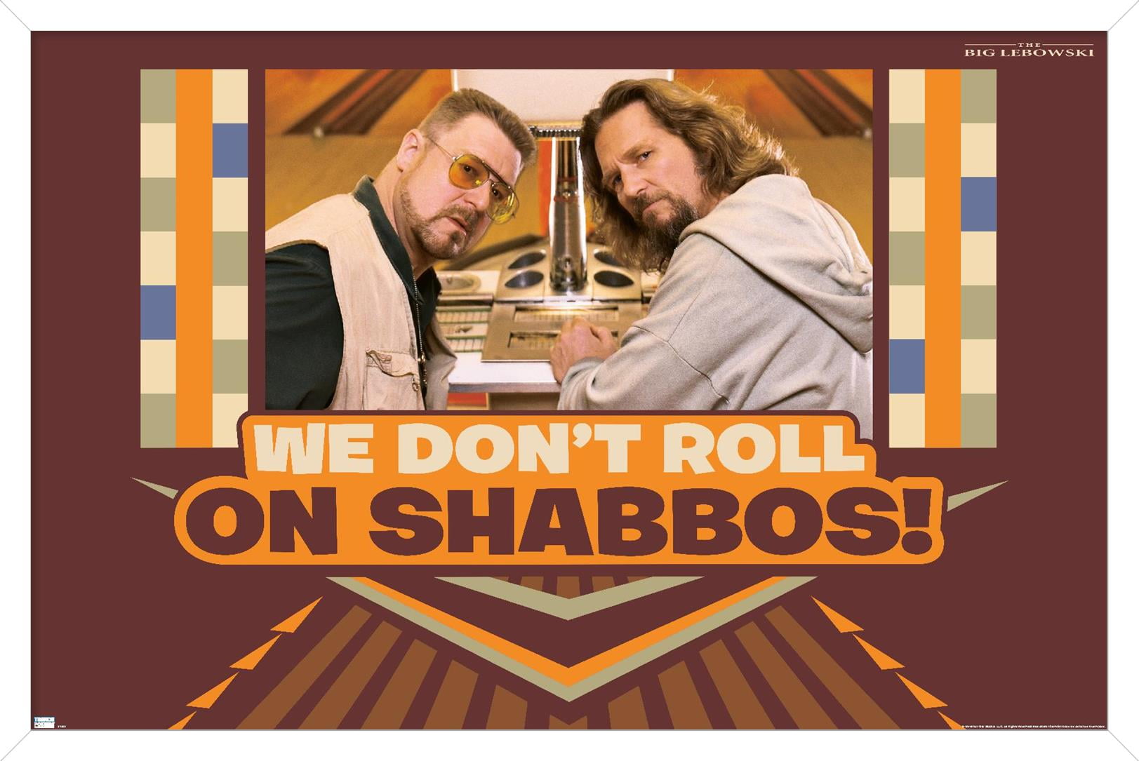 The Big Lebowski - Shabbos Wall Poster, 14.725" x 22.375", Framed