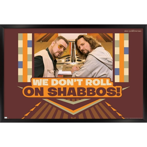 The Big Lebowski - Shabbos Wall Poster, 14.725" x 22.375", Framed