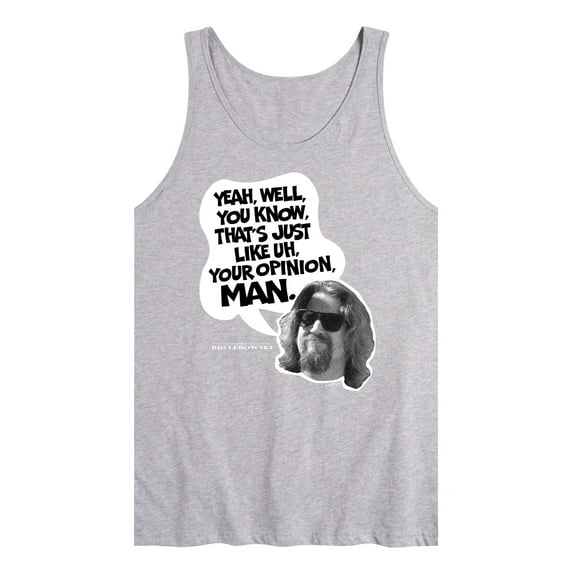 The Big Lebowski - That's Just Like Uh, Your Opinion - Men's Jersey Tank Top