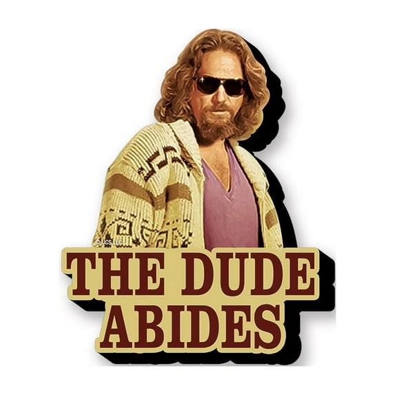 The Big Lebowski The Dude Abides Funky Chunky Magnet